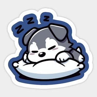 Dog Sleeping Sticker